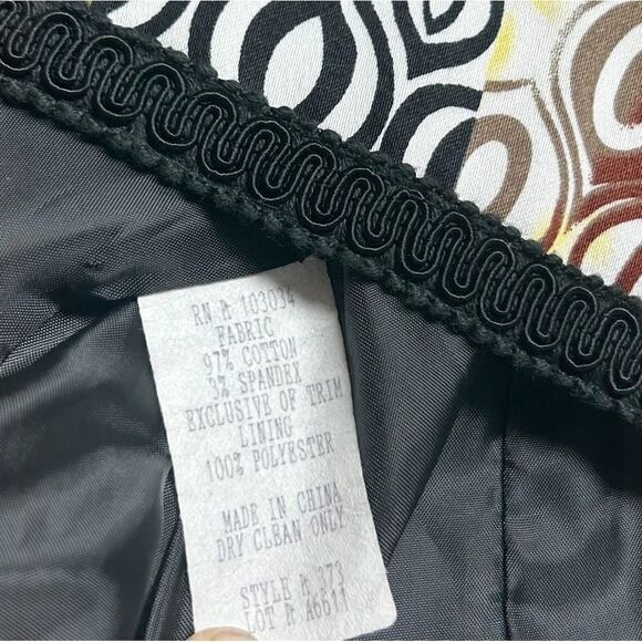 Vintage Giancarlo Ferrari Funky Neutral Animal Patterned Open Blazer Jacket Coat - Picture 5 of 8